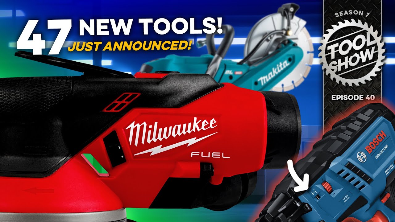 NEW Power Tools Announced from Milwaukee, DeWALT, Makita, Bosch, and Metabo!