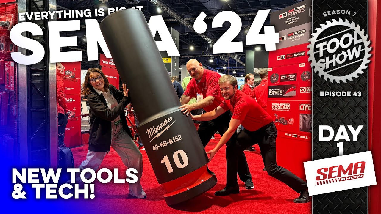 New Power Tools at SEMA 2024: Milwaukee, GearWrench, Harbor Freight & More - Day 1 Highlights